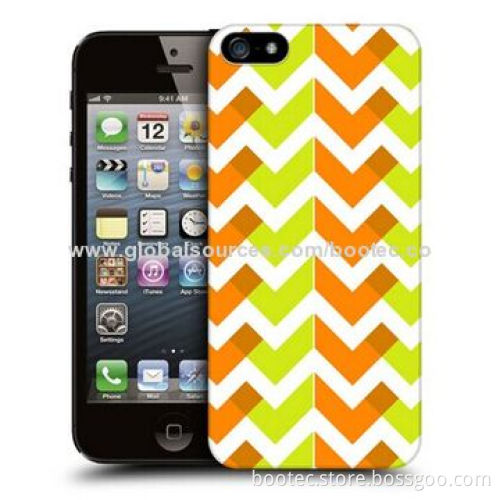 TPU Cases for iPhone 6, Neon Lime Green and Teal Chevron, OEM Orders Welcomed